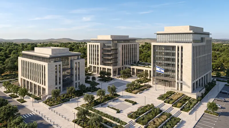 Illustration: a government campus