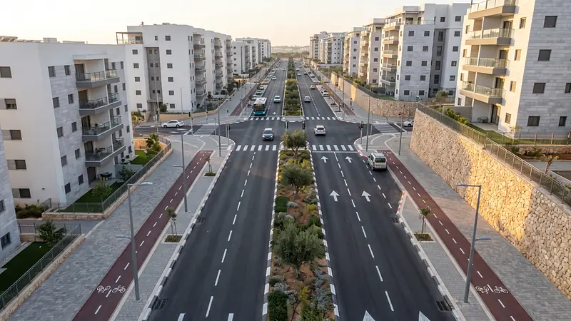 Illustration: roads and external works